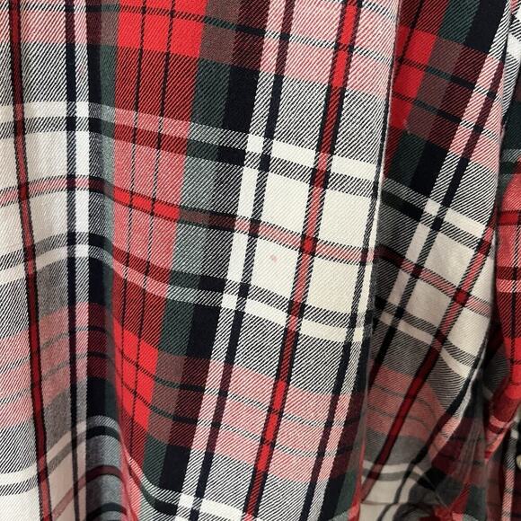 LRL Lauren Jeans Co Plaid Flannel Shirt Size 2X Red Country Southwestern Womens - Picture 4 of 6